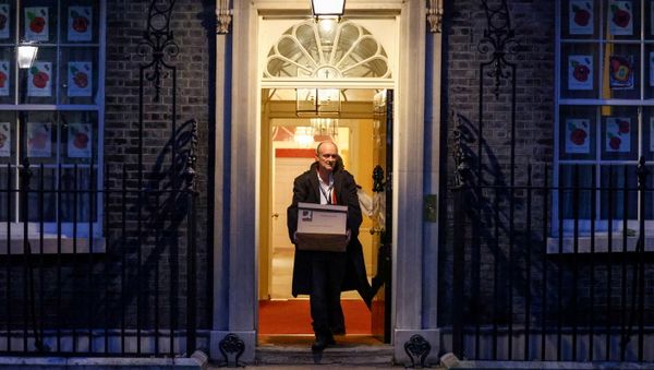 Dominic Cummings, special advisor for Britain's Prime Minister Boris Johnson leaves 10 Downing Street, in London, Britain, November 13, 2020. Dominic Cummings, special advisor for Britain's Prime Minister Boris Johnson leaves 10 Downing Street, in London, Britain, November 13, 2020. - Sputnik International