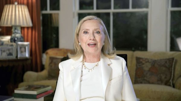 In this image from video, former Secretary of State Hillary Clinton speaks during the third night of the Democratic National Convention on Wednesday, Aug. 19, 2020.  - Sputnik International