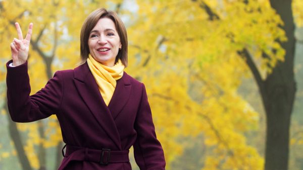 Presidential candidate and former Prime Minister Maia Sandu goes to vote at a polling station in Chisinau during the second round of the Moldovan presidential election.  - Sputnik International