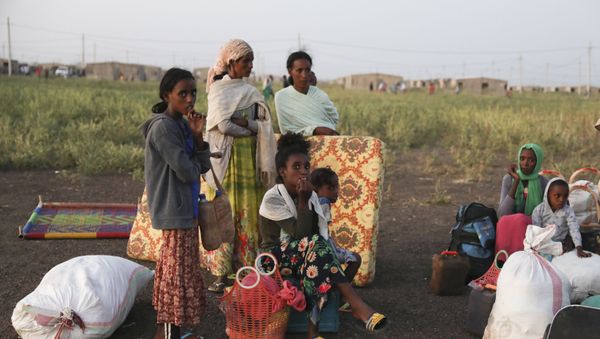 Refugees from the fighting in Tigray cross the border into Sudan - Sputnik International