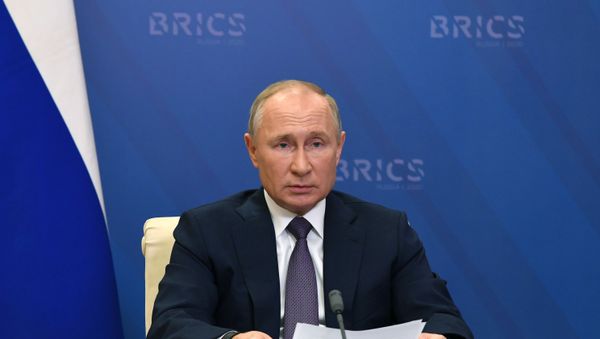 Russian President Vladimir Putin at the BRICS summit Russian President Vladimir Putin at the BRICS summit - Sputnik International