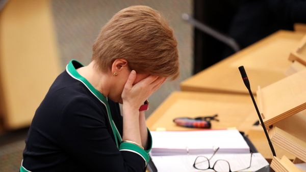 Scottish First Minister Nicola Sturgeon makes a statement to the Scottish Parliament, in Edinburgh - Sputnik International