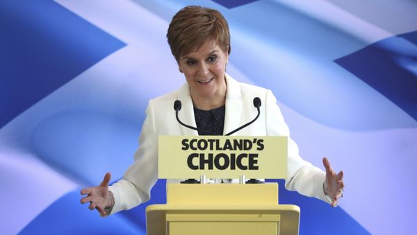 Scotland's First Minister Nicola Sturgeon speaks during an event at the Ozone, Our Dynamic Earth, in Edinburgh, Friday, 31 January 2020, to outline Scottish independence plans on the day that the UK left the European Union. - Sputnik International
