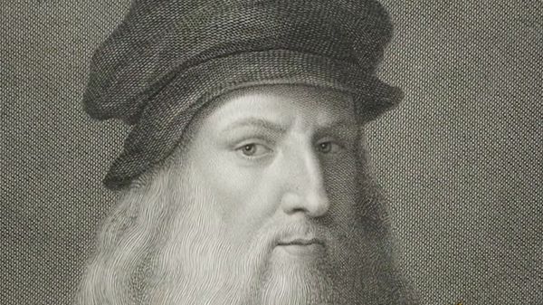 Screenshot captures image of Italian painter Leonardo da Vinci, whose works have recently come under renewed scrutiny amid beliefs that newly discovered red chalk painting may be his work. - Sputnik International