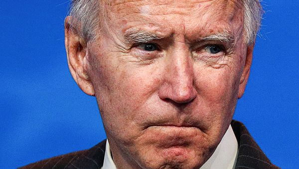 U.S. President-elect Joe Biden speaks to reporters following an online meeting with members of the National Governors Association (NGA) executive committee in Wilmington, Delaware, U.S., November 19, 2020.  - Sputnik International