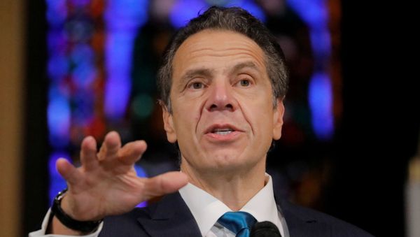 New York Governor Andrew Cuomo delivers remarks on the coronavirus disease (COVID-19) at the Riverside Church in Manhattan, New York City, U.S., November 15, 2020.  - Sputnik International