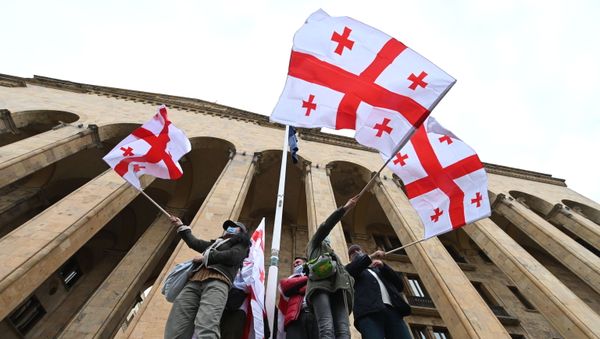 Opposition rally in Georgia - Sputnik International