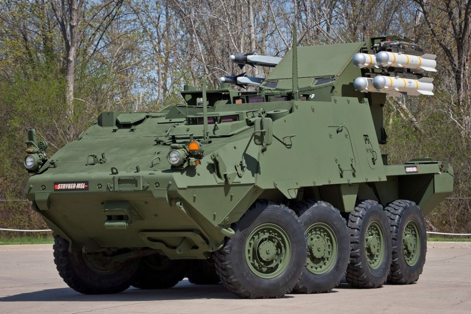 A Boeing-General Dynamics Land Systems Interim Maneuver Short Range Air Defense [IM-SHORAD] Stryker vehicle - Sputnik International, 1920, 20.01.2023