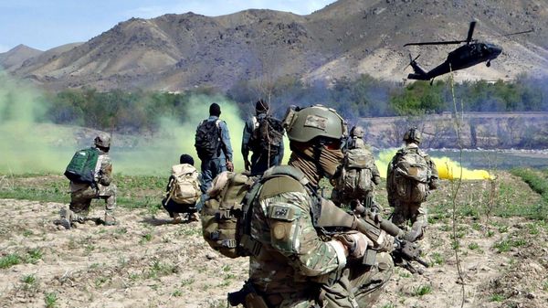 Australian Special Operations Task Group (SOTG) soldiers wait for extraction (File) - Sputnik International