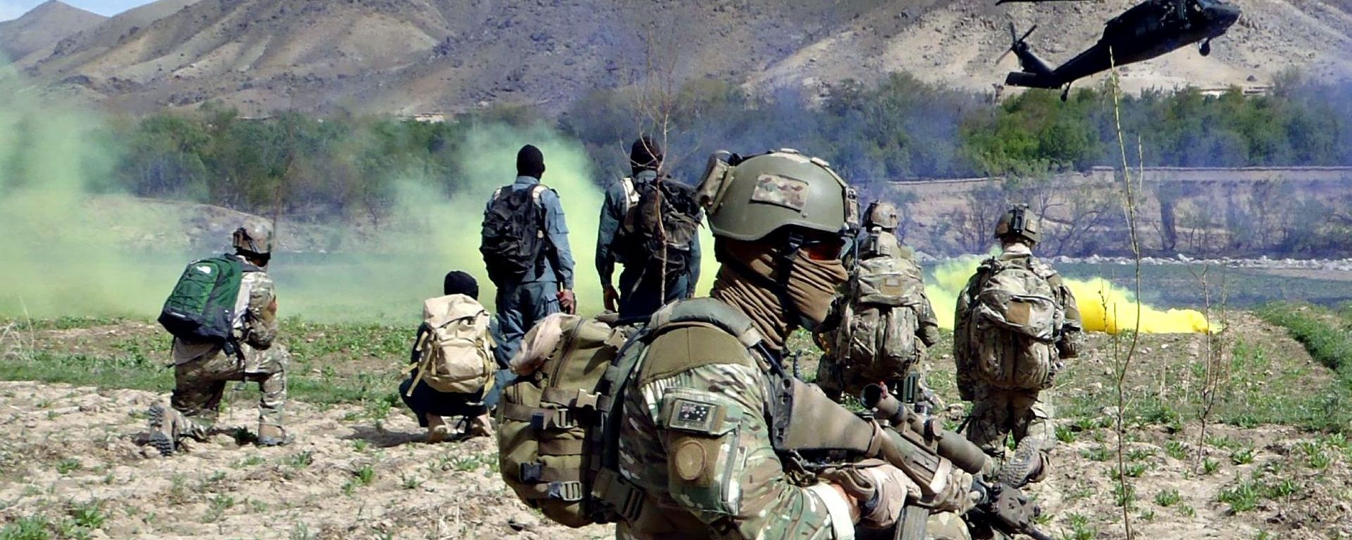 Australian Special Operations Task Group (SOTG) soldiers wait for extraction (File) Australian Special Operations Task Group (SOTG) soldiers wait for extraction (File) - Sputnik International, 1920, 17.12.2020