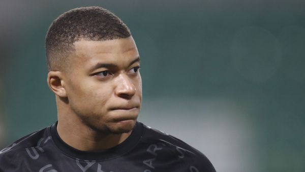 Soccer Football - Ligue 1 - Nantes v Paris St Germain - Stade de la Beaujoire - Louis Fonteneau, Nantes, France - 31 October 2020 Paris St Germain's Kylian Mbappe during the pre-match warm-up. Soccer Football - Ligue 1 - Nantes v Paris St Germain - Stade de la Beaujoire - Louis Fonteneau, Nantes, France - 31 October 2020 Paris St Germain's Kylian Mbappe during the pre-match warm-up. - Sputnik International