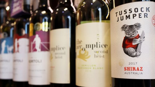 Bottles of Australian wine are seen at a store selling imported wine in Beijing, China November 27, 2020. - Sputnik International