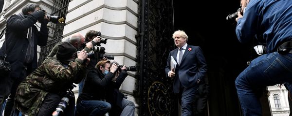 Britain's Prime Minister Boris Johnson leaves after a cabinet meeting at the Foreign and Commonwealth Office (FCO) in London, Britain Britain's Prime Minister Boris Johnson leaves after a cabinet meeting at the Foreign and Commonwealth Office (FCO) in London, Britain - Sputnik International