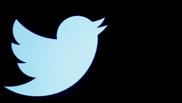 The Twitter logo is displayed on a screen on the floor of the New York Stock Exchange (NYSE) in New York City, U.S., September 28, 2016.  - Sputnik International