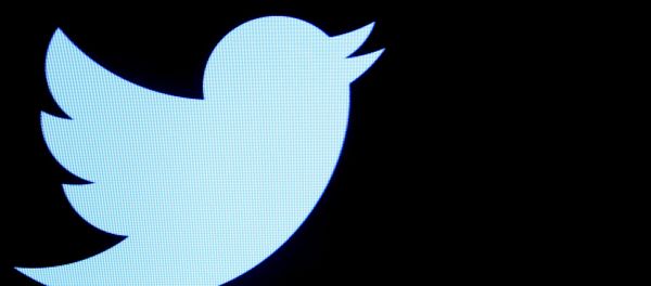  The Twitter logo is displayed on a screen on the floor of the New York Stock Exchange (NYSE) in New York City, U.S., September 28, 2016.  - Sputnik International