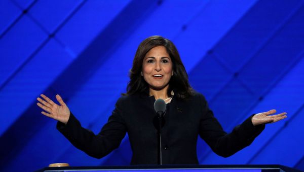 Center for American Progress Action Fund president Neera Tanden speaks on the third day of the Democratic National Convention in Philadelphia, Pennsylvania, U.S. July 27, 2016. - Sputnik International