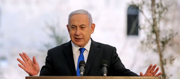 Israeli Prime Minister Benjamin Netanyahu speaks during the opening ceremony for Sha'ar Hagai national site in Israel November 29, 2020. Israeli Prime Minister Benjamin Netanyahu speaks during the opening ceremony for Sha'ar Hagai national site in Israel November 29, 2020. - Sputnik International