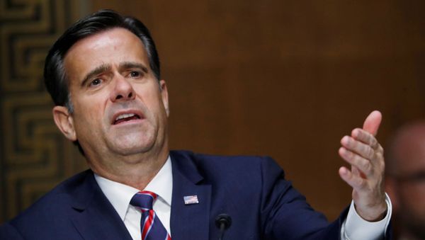 Rep. John Ratcliffe, R-TX, testifies before a Senate Intelligence Committee nomination hearing on Capitol Hill in Washington, U.S., May 5, 2020. Rep. John Ratcliffe, R-TX, testifies before a Senate Intelligence Committee nomination hearing on Capitol Hill in Washington, U.S., May 5, 2020. - Sputnik International
