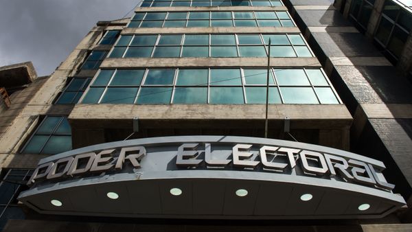 Picture of the headquarters of the National Electoral Council (CNE) in Caracas, taken on December 2, 2020 ahead of the weekend's parliamentary election. - Sputnik International