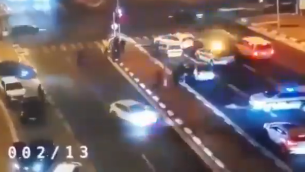 Screenshot from an unconfirmed video allegedly showing the scene of the murder of a man claimed to be a senior Mossad official Fahmi Hinavi. - Sputnik International