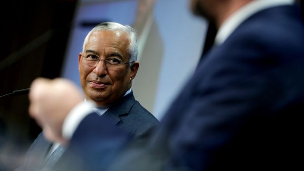 Portuguese Prime Minister Antonio Costa gives a joint press conference with European Council President at the end of a meeting, at the European Commission in Brussels, on December 1, 2020 - Sputnik International