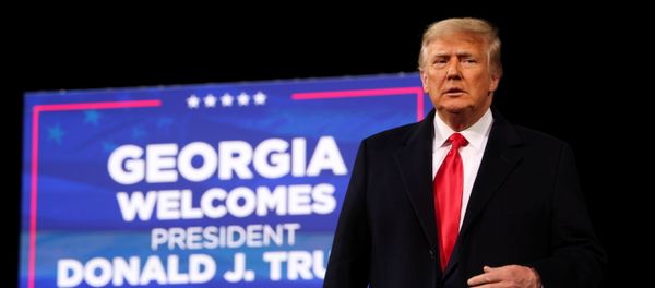 U.S. President Donald Trump attends a campaign rally for Republican U.S. senators David Perdue and Kelly Loeffler, ahead of their January runoff elections to determine control of the U.S. Senate, in Valdosta, Georgia, U.S., December 5, 2020. - Sputnik International