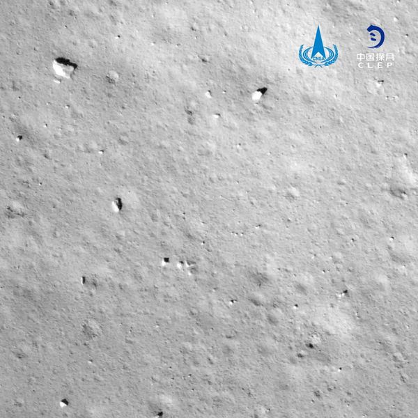 An image taken by China's Chang'e-5 spacecraft during its landing on the moon is seen in this handout provided by China National Space Administration (CNSA). An image taken by China's Chang'e-5 spacecraft during its landing on the moon is seen in this handout provided by China National Space Administration (CNSA). - Sputnik International