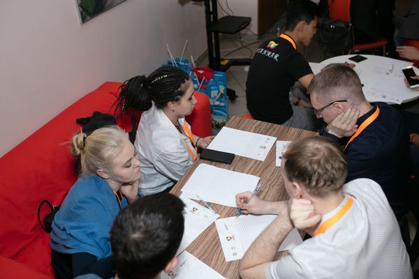 Participants of the Composite Battle VR hackathon at Bauman Moscow State Technical University in Berlin, Germany. - Sputnik International