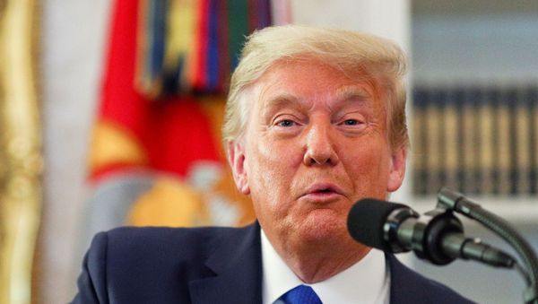U.S. President Donald Trump speaks in the Oval Office at the White House in Washington, U.S., December 7, 2020. U.S. President Donald Trump speaks in the Oval Office at the White House in Washington, U.S., December 7, 2020. - Sputnik International