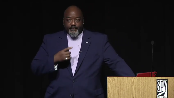 Former senior CIA agent Darrell Blocker speaking at the International Spy Museum in Washington, DC, in February 2020 - Sputnik International