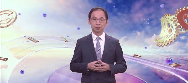Ryan Ding, Huawei executive director of the board and president of Carrier BG, speaks at the Huawei TrustInTech Summit 2020 on 10 December - Sputnik International