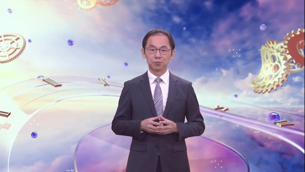 Ryan Ding, Huawei executive director of the board and president of Carrier BG, speaks at the Huawei TrustInTech Summit 2020 on 10 December - Sputnik International