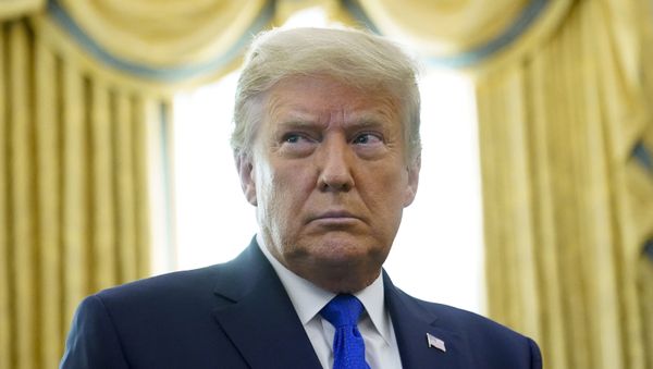 In this Dec. 7, 2020 photo President Donald Trump in the Oval Office of the White House in Washington. Trump has announced that Israel and Morocco will normalize relations in the latest achievement of his administration's press to push Arab-Israeli peace. - Sputnik International