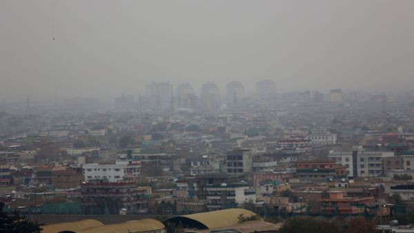 A general view shows Kabul city during a rainy day in Kabul, Afghanistan, Monday, Nov. 9, 2015. - Sputnik International