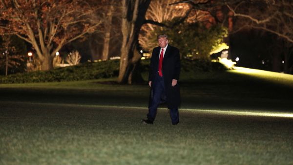 U.S. President Donald Trump walks as he arrives from travel to West Point, New York, on the South Lawn at the White House in Washington, U.S., December 12, 2020. U.S. President Donald Trump walks as he arrives from travel to West Point, New York, on the South Lawn at the White House in Washington, U.S., December 12, 2020. - Sputnik International