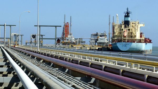An oil tanker is seen at Jose refinery cargo terminal in Venezuela in this undated file photo An oil tanker is seen at Jose refinery cargo terminal in Venezuela in this undated file photo - Sputnik International