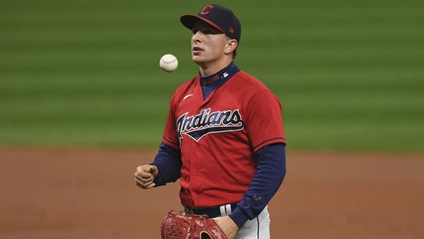 Cleveland Indians relief pitcher James Karinchak waits before being removed during the fourth inning of Game 2 of the team's American League wild-card baseball series against the New York Yankees, Wednesday, Sept. 30, 2020, in Cleveland. Cleveland Indians relief pitcher James Karinchak waits before being removed during the fourth inning of Game 2 of the team's American League wild-card baseball series against the New York Yankees, Wednesday, Sept. 30, 2020, in Cleveland. - Sputnik International