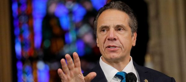 New York Governor Andrew Cuomo delivers remarks on the coronavirus disease (COVID-19) at the Riverside Church in Manhattan, New York City, U.S., November 15, 2020. New York Governor Andrew Cuomo delivers remarks on the coronavirus disease (COVID-19) at the Riverside Church in Manhattan, New York City, U.S., November 15, 2020. - Sputnik International