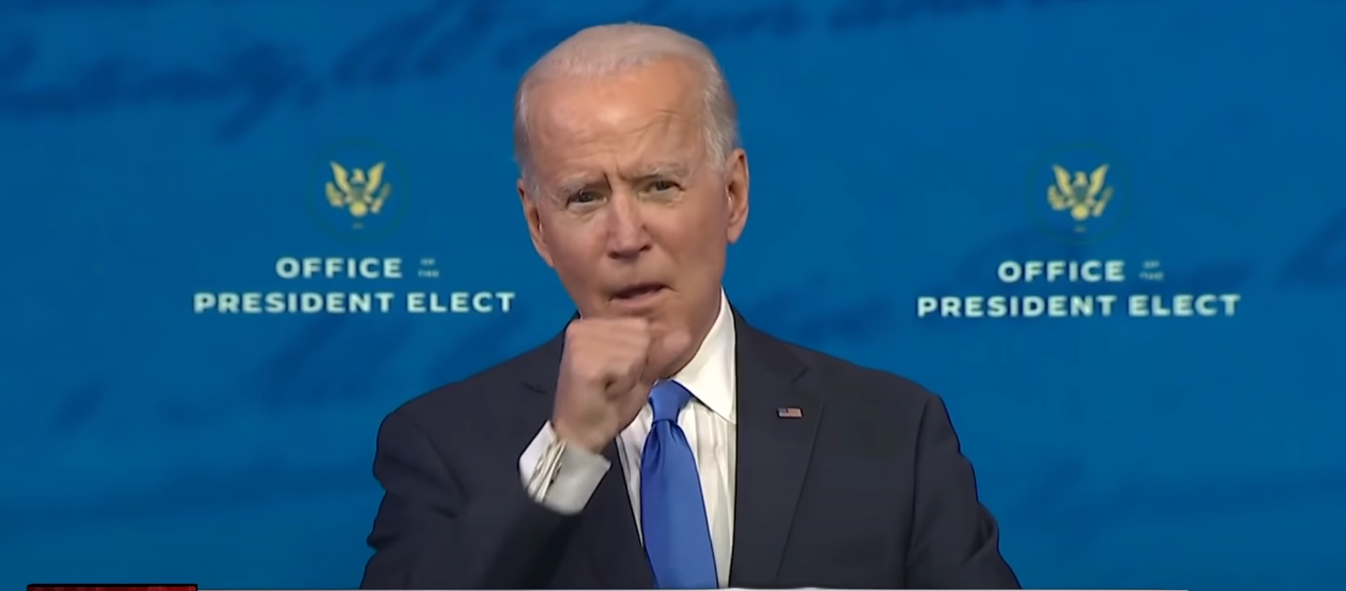 Screengrab of CNBC's coverage of President-Elect Joe Biden's speech following the Electoral College vote, Monday December 14, 2020. Screengrab of CNBC's coverage of President-Elect Joe Biden's speech following the Electoral College vote, Monday December 14, 2020. - Sputnik International, 1920, 17.12.2020