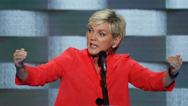 Former Michigan Governor Jennifer Granholm speaks on the final night of the Democratic National Convention in Philadelphia, Pennsylvania, U.S. July 28, 2016. - Sputnik International
