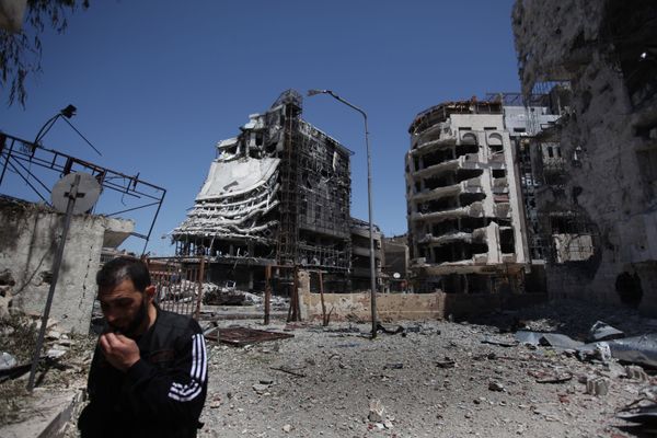 Syria's al-Khalidiya neighbourhood in the city of Homs under the control of Syrian Free Army opposition forces Syria's al-Khalidiya neighbourhood in the city of Homs under the control of Syrian Free Army opposition forces - Sputnik International