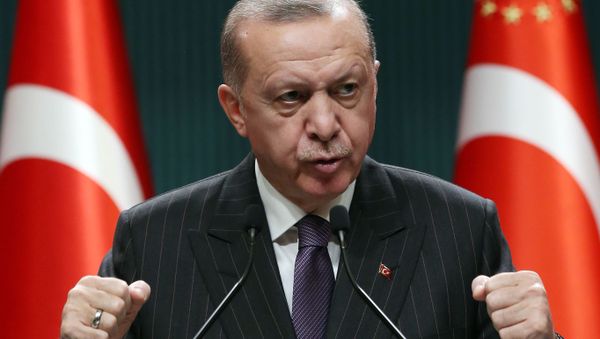President of Turkey Recep Tayyip Erdogan makes a statement after chairing the cabinet meeting in Ankara, on December 14, 2020 President of Turkey Recep Tayyip Erdogan makes a statement after chairing the cabinet meeting in Ankara, on December 14, 2020 - Sputnik International