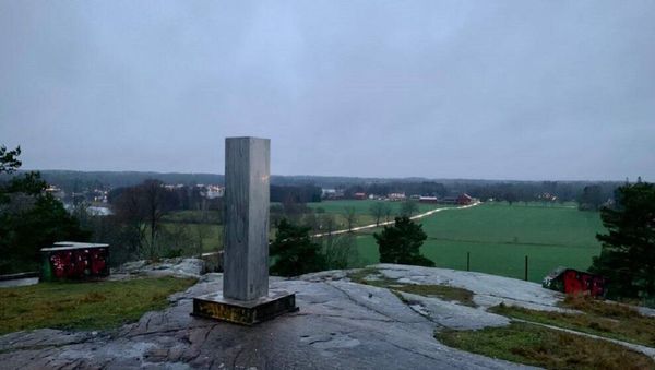 Mysterious monolith appeared in Katrineholm Mysterious monolith appeared in Katrineholm - Sputnik International