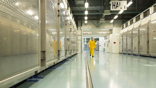 A handout picture released by Iran's Atomic Energy Organization on November 6, 2019, shows the interior of the Fordo (Fordow) Uranium Conversion Facility in Qom, in the north of the country A handout picture released by Iran's Atomic Energy Organization on November 6, 2019, shows the interior of the Fordo (Fordow) Uranium Conversion Facility in Qom, in the north of the country - Sputnik International