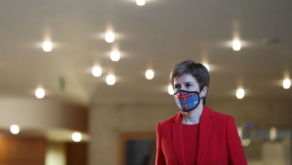 Scottish First Minister Nicola Sturgeon arrives at the parliament, as the spread of the coronavirus disease (COVID-19) continues, in Edinburgh, Scotland, Britain, December 22, 2020.  - Sputnik International