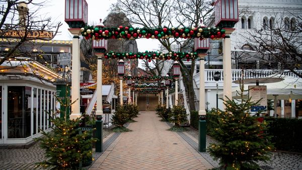 Tivoli Gardens closes for Christmas and the rest of the year due to the spread of the coronavirus disease (COVID-19), in Copenhagen, Denmark December 9, 2020. Tivoli Gardens closes for Christmas and the rest of the year due to the spread of the coronavirus disease (COVID-19), in Copenhagen, Denmark December 9, 2020. - Sputnik International