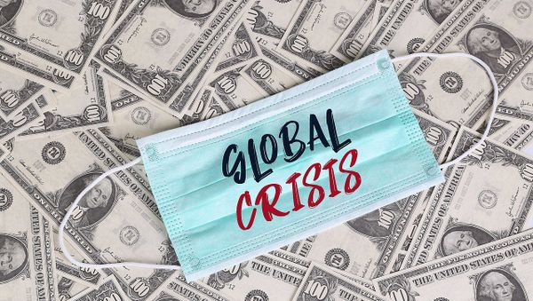 US Dollars and a face mask US Dollars and a face mask - Sputnik International
