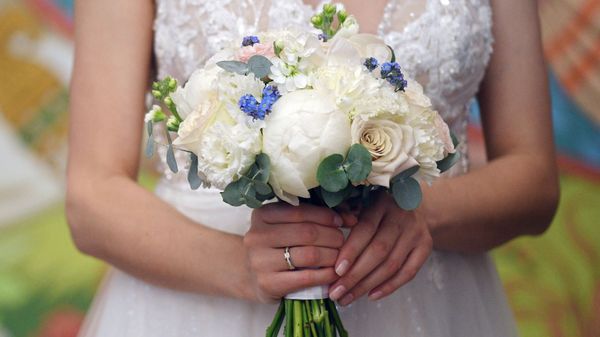 A bride in a wedding palace. - Sputnik International