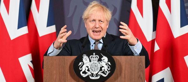 British Prime Minister Boris Johnson holds a news conference in Downing Street on the outcome of the Brexit negotiations, in London, Britain December 24, 2020. British Prime Minister Boris Johnson holds a news conference in Downing Street on the outcome of the Brexit negotiations, in London, Britain December 24, 2020. - Sputnik International