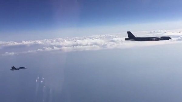Interception of US Air Force B-52H bombers over the Black Sea - Sputnik International